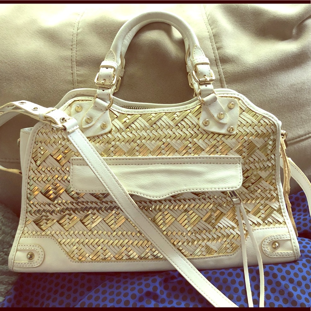 Rebecca Minkoff Beautiful white leather handbag !